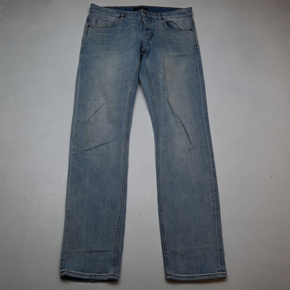NEUW 32x32 Light Selvedge Denim Iggy‎ Skinny Button Fly Mens Jeans